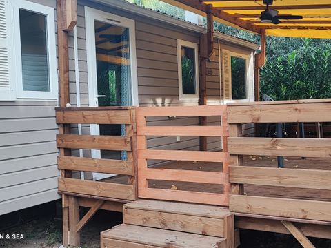 Mobilhome 4/5 personnes - 3 chambres - Clim - TV