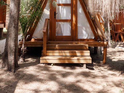 Tente en toile et en bois 2 personnes - Tente Breña - 12m²