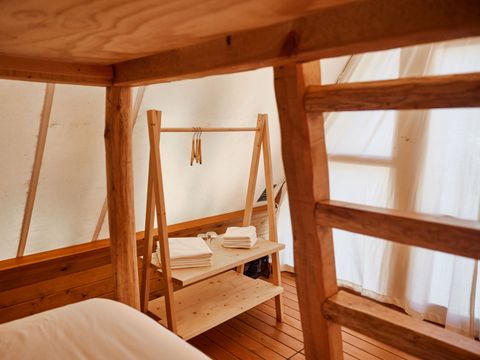 Tente en toile et en bois 4 personnes - Tente Sauceda - 25m²