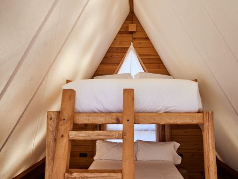 Tente en toile et en bois 4 personnes - Tente Algaida - 15m²