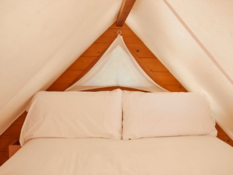 Tente en toile et en bois 3 personnes - Tente Janda - 10m²