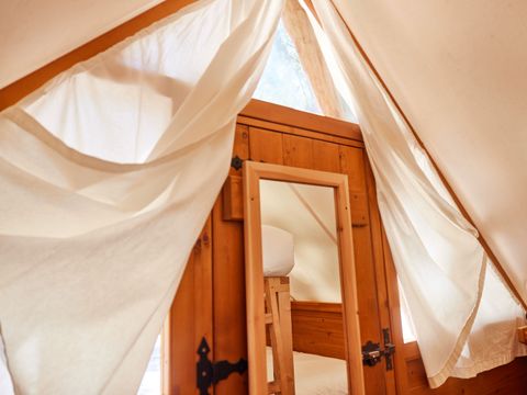 TENTE TOILE ET BOIS 3 personnes - Tente Janda - 10m² -