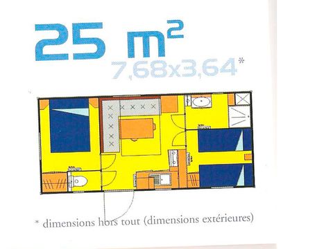 MOBILHOME 4 personnes - CALVI - 2 chambres