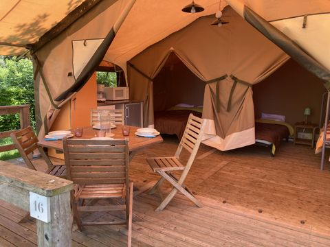 BUNGALOW TOILÉ 5 personnes - CARAIBES - 2 chambres