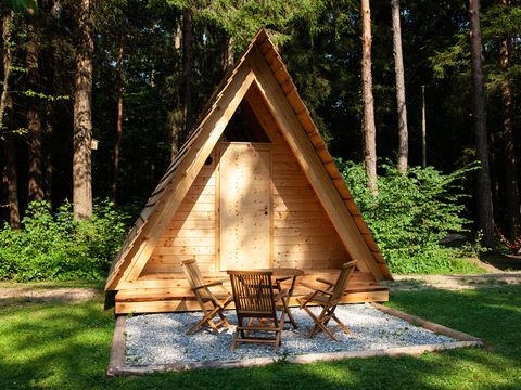 Hébergement 3 personnes - Glamping Hut Forest Bed