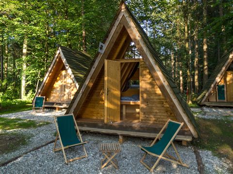 Hébergement 3 personnes - Glamping Hut Forest Bed