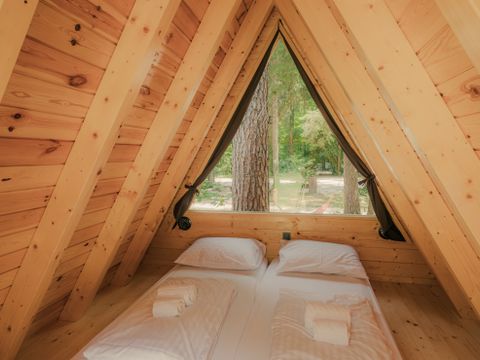 Hébergement 3 personnes - Glamping Hut Forest Bed