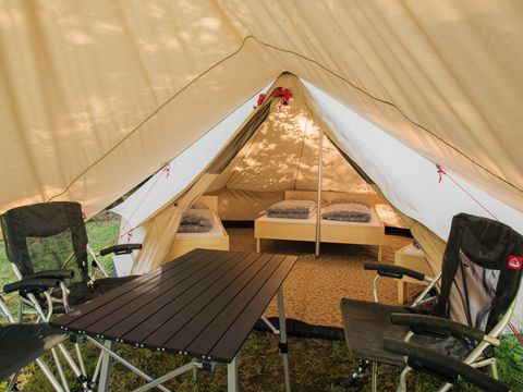 TENTE 4 personnes - Tente avec lit et matelas