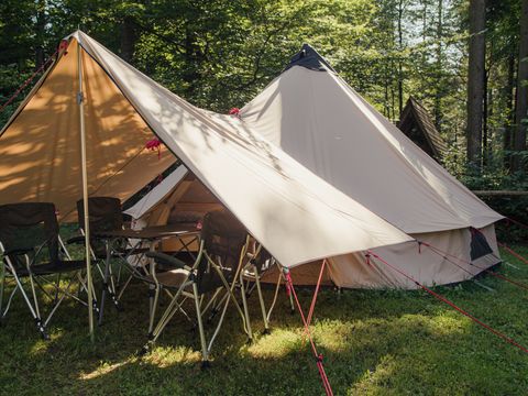 TENTE 4 personnes - Tente avec lit et matelas