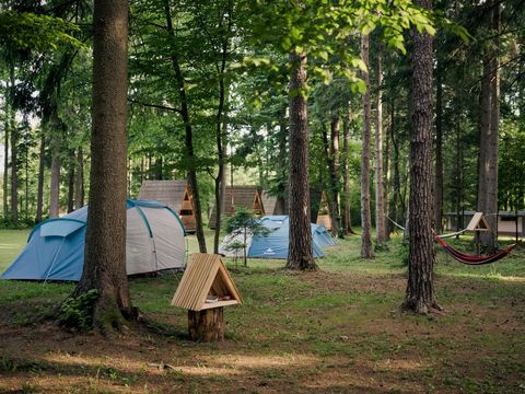 TENTE 4 personnes - Tente avec lit et matelas