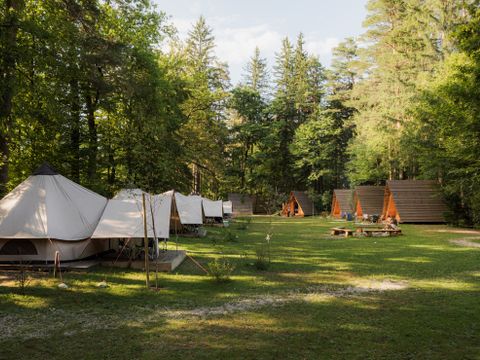 TENTE 4 personnes - Tente avec lit et matelas
