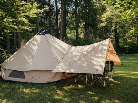 TENTE 4 personnes - Tente avec lit et matelas