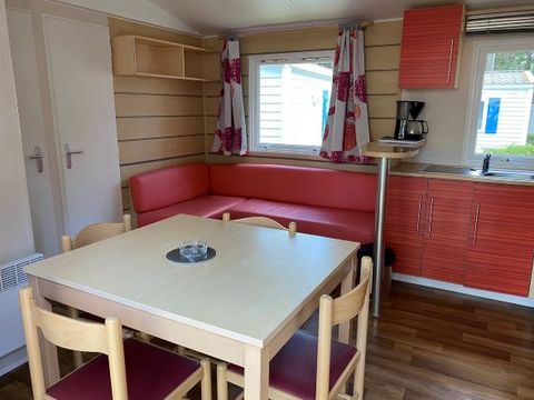 MOBILHOME 6 personnes - CONFORT - 32m² - 3 chambres + terrasse