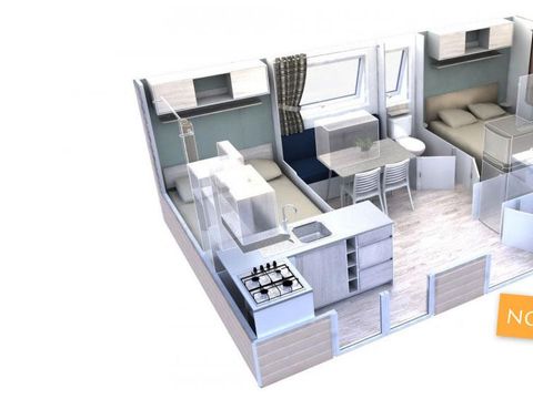 MOBILHOME 4 personnes - EVO 24 24m² 2 chambres  - NOUVEAUTÉ 2020
