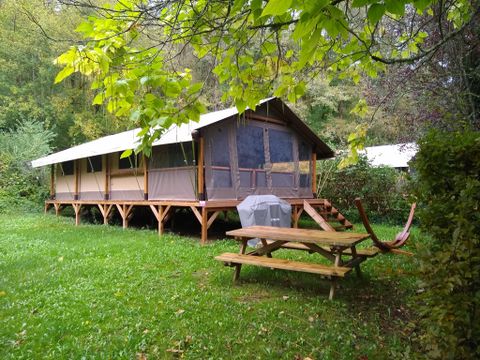 Tente en toile et en bois 5 personnes - Lodge - KENYA 46m²