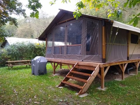 Tente en toile et en bois 5 personnes - Lodge - KENYA 46m²
