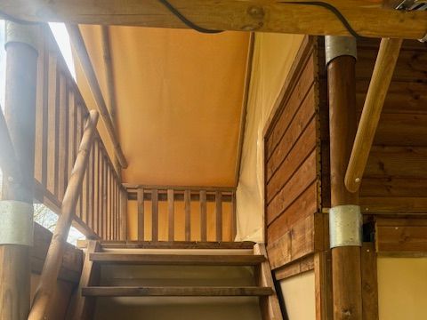 Tente en toile et en bois 3 personnes - LODGE LA BOHEME