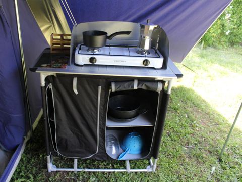 TENTE 4 personnes - Tente Tribu - 2 chambres - Sans sanitaire