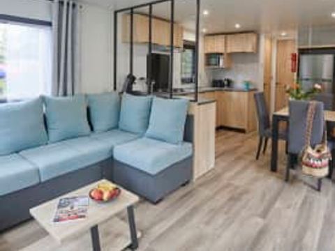 MOBILHOME 6 personnes - Mobil home Excellence 3 chambres (6 pers) terrasse
