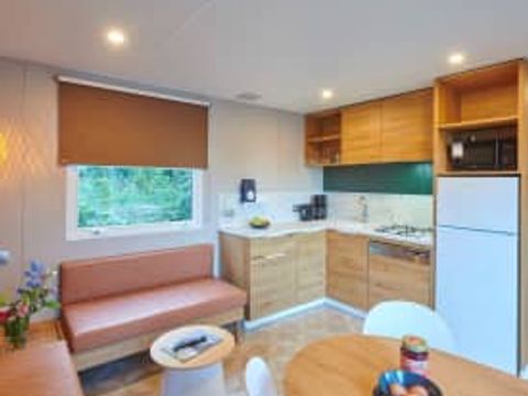 MOBILHOME 6 personnes - Mobil home Elégance 3 chambres (6 pers) terrasse