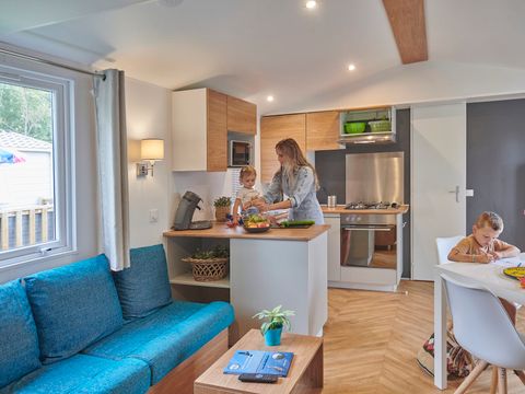 MOBILHOME 6 personnes - Mobil home Excellence 3 chambres (6 pers) terrasse