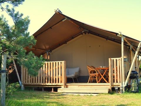 TENTE TOILE ET BOIS 4 personnes