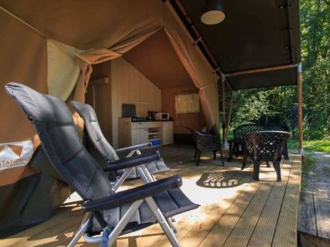 TENTE TOILE ET BOIS 4 personnes