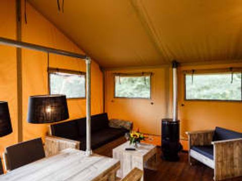TENTE TOILE ET BOIS 7 personnes - Tente safari de Wold Lodge