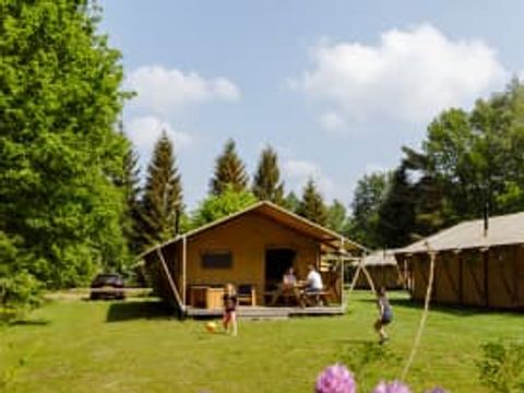 TENTE TOILE ET BOIS 7 personnes - Tente safari de Wold Lodge