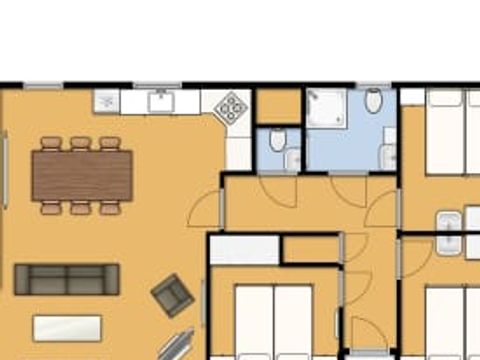 CHALET 6 personnes - Chalet de Grenspoel