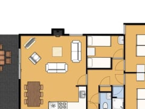 BUNGALOW 6 personnes - Bungalow de Kraanvogel
