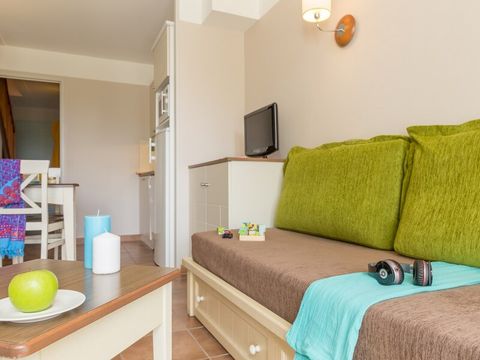 Appartement 6 personnes - 1 chambres - 1 alcôve - Duplex - Terrasse ou balcon - Quartier de Hameau