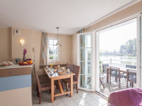 Maison 8 personnes - 2 chambres - 1 coin - Nuit - Terrasse - Vue sur le lac