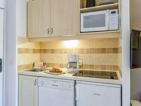 Studio 4 personnes - 1 coin - Nuit - Terrasse ou balcon