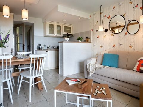 APPARTEMENT 4 personnes - 1 CHAMBRE - TERRASSE OU BALCON - VUE MER
