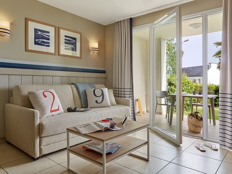 APPARTEMENT 3 personnes - 1 chambre - Terrasse ou balcon - Vue sur la mer