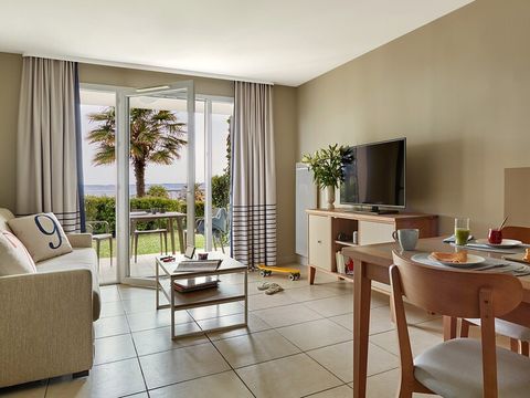 APPARTEMENT 3 personnes - 1 chambre - Terrasse ou balcon - Vue sur la mer