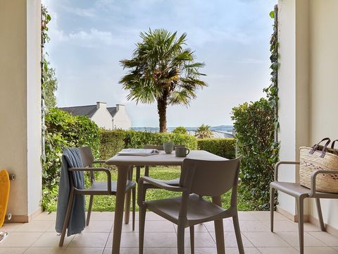 APPARTEMENT 4 personnes - 1 chambre - Terrasse ou balcon - Vue sur la mer