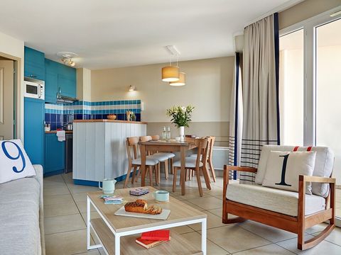 APPARTEMENT 6 personnes - 1 chambre + 1 alcôve - Terrasse ou balcon - Vue sur la mer