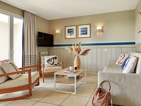 APPARTEMENT 6 personnes - 1 chambre + 1 alcôve - Terrasse ou balcon - Vue mer - Front de mer