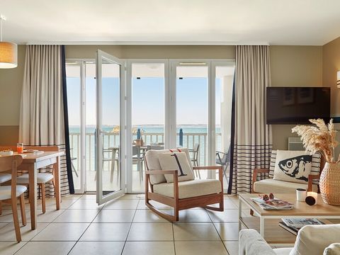 APPARTEMENT 6 personnes - 1 chambre + 1 alcôve - Terrasse ou balcon - Vue mer - Front de mer