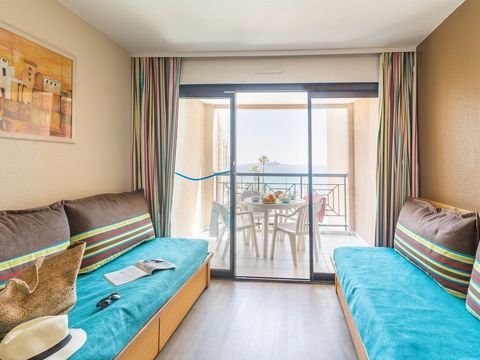 STUDIO 5 personnes - 1 coin nuit - Vue mer - Terrasse ou balcon