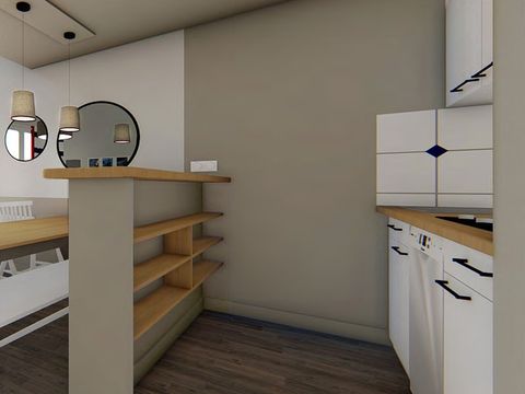 Studio 2 personnes - Terrasse ou balcon - Simple étage