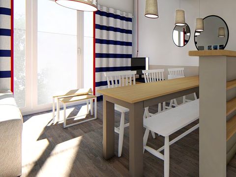 APPARTEMENT 6 personnes - 1 chambre + 1 alcôve - Terrasse ou balcon