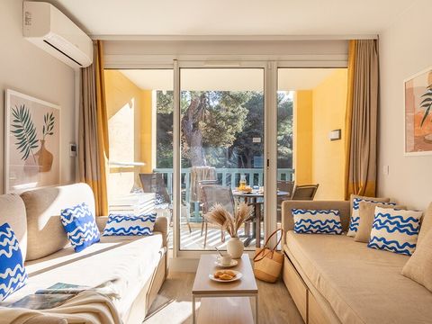 APPARTEMENT 4 personnes -  1 chambre - Terrasse ou balcon - Vue sur le jardin