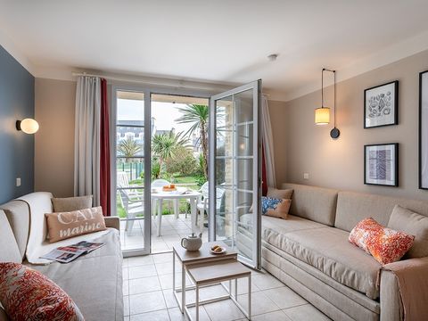 APPARTEMENT 6 personnes - 1 chambre + 1 coin nuit - Terrasse ou balcon - Vue mer - Rénové