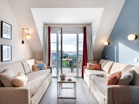 APPARTEMENT 6 personnes - 1 chambre + 1 coin nuit - Terrasse ou balcon - Vue mer - Rénové