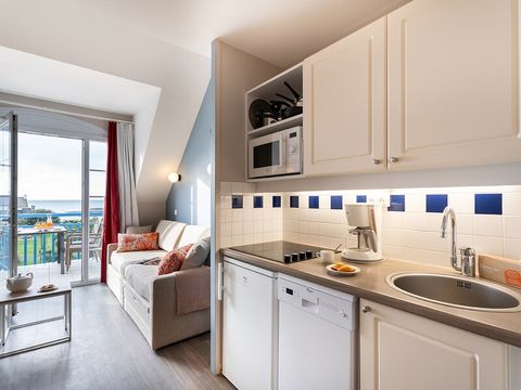 APPARTEMENT 6 personnes - 1 chambre + 1 coin nuit - Terrasse ou balcon - Vue mer - Rénové