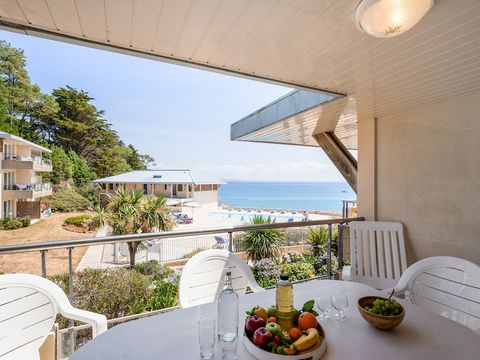 APPARTEMENT 6 personnes - - 1 chambre + 1 alcôve - Terrasse ou balcon - Vue sur la mer