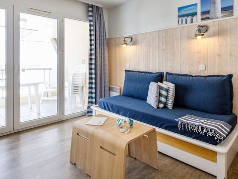 APPARTEMENT 6 personnes - - 1 chambre + 1 alcôve - Terrasse ou balcon - Vue sur la mer